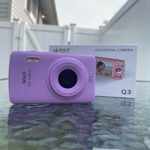 Rare PURPLE Digital Camera 64MP  camera  with 32Gb memory Card -
